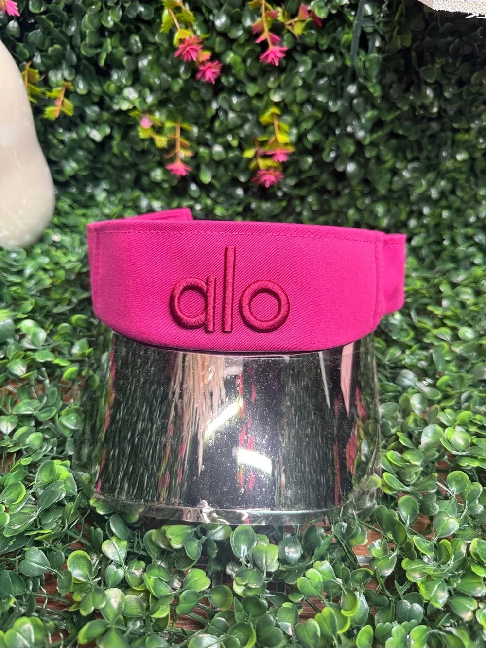 Alo Pink Clear Visor